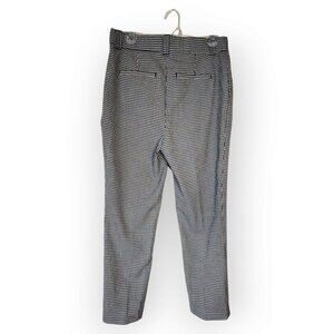 REITMANS WOMENS SIZE 8 BLACK GREY AND WHITE HIGH RISE STRAIGHT LEG  PANTS